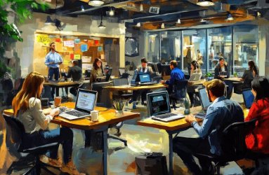 Creative IT workspace at Taniya Webtech